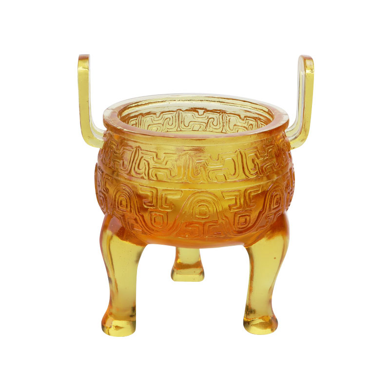 เครื่องประดับขาตั้งเคลือบสีทอง