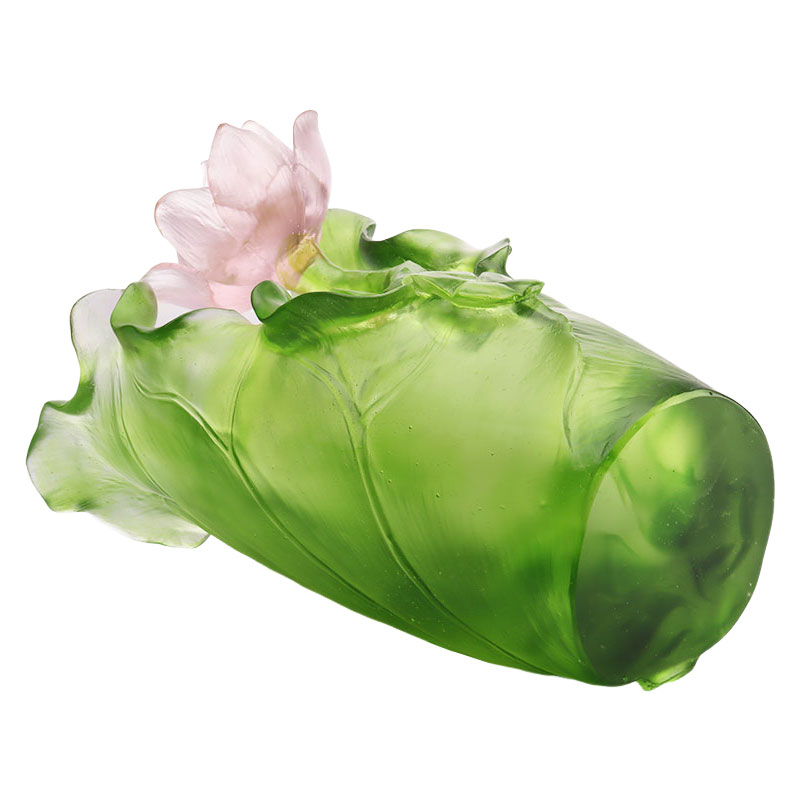 ชุดแจกันแก้วคริสตัลตกแต่งโถง Lotus Series