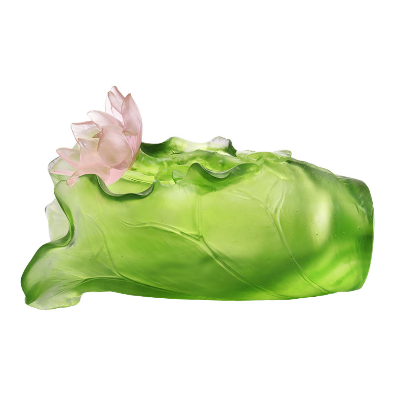 ชุดแจกันแก้วคริสตัลตกแต่งโถง Lotus Series