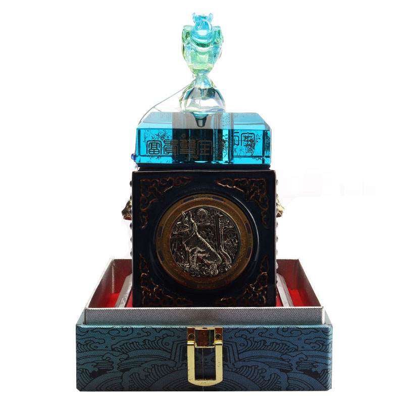 กวางสีฟ้า ฝาขวด เครื่องประดับตกแต่ง ขวดไวน์แก้ว เครื่องใช้