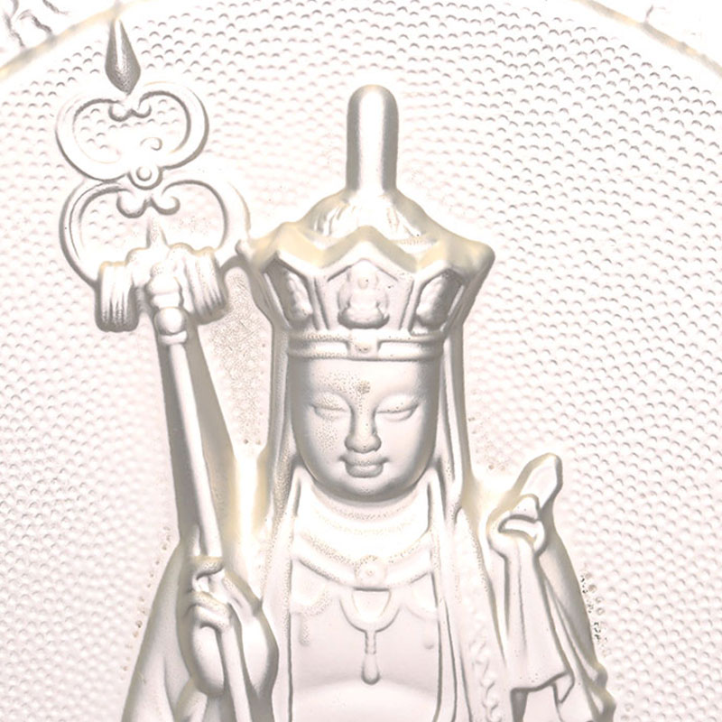 อิฐลิลี่สำหรับตกแต่งพระกษิติครภโพธิสัตว์