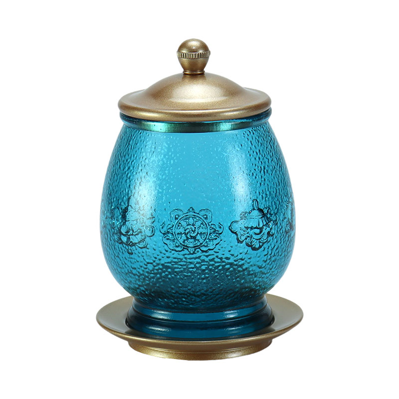 ฟ้าแปดสัญลักษณ์มงคลพุทธบูชาแก้วคริสตัลถวาย