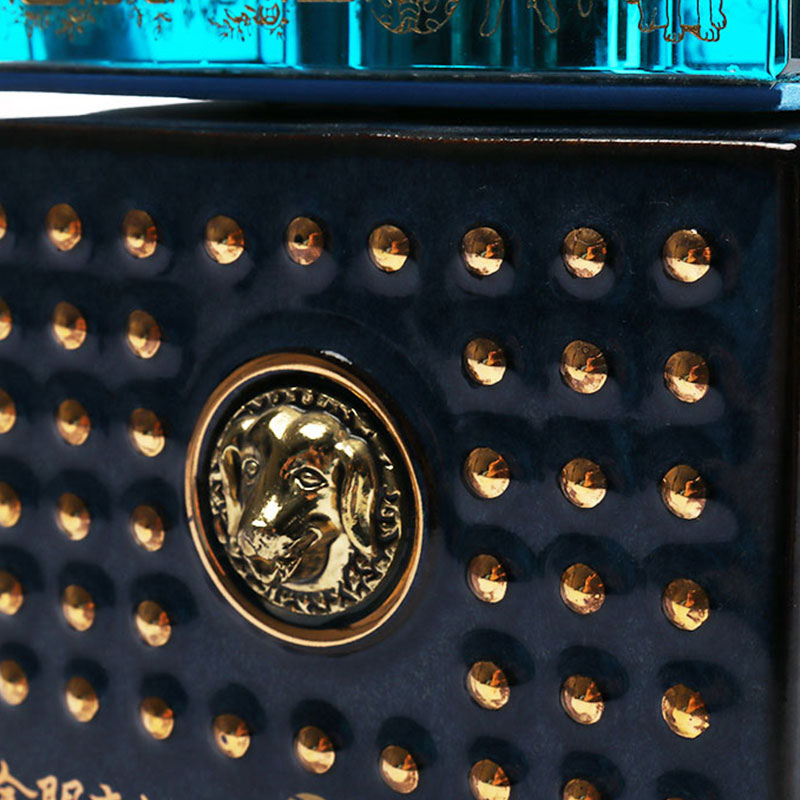 กวางสีฟ้า ฝาขวด เครื่องประดับตกแต่ง ขวดไวน์แก้ว เครื่องใช้