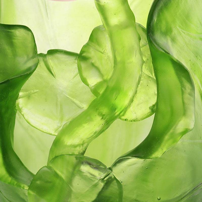 ชุดแจกันแก้วคริสตัลตกแต่งโถง Lotus Series