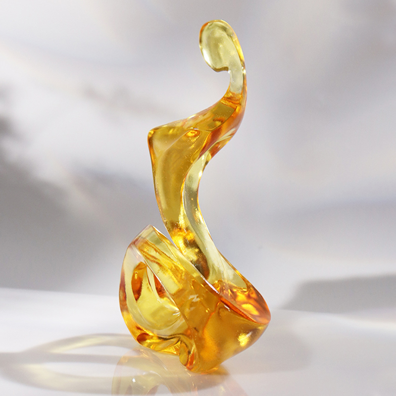 แก้วนามธรรม Tethys รูปเครื่องประดับศิลปะ