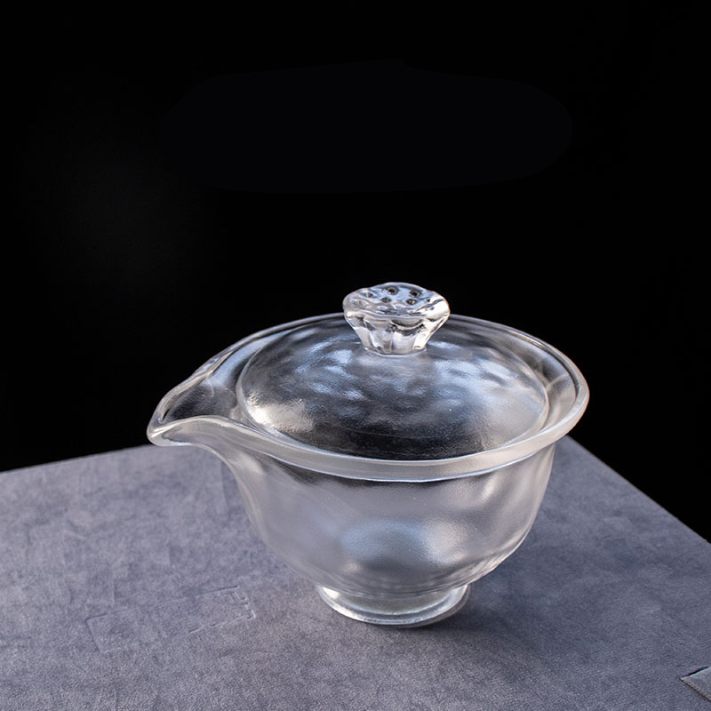 ชุดน้ำชาแก้วใสพร้อมกาน้ำชา,ถ้วยชา