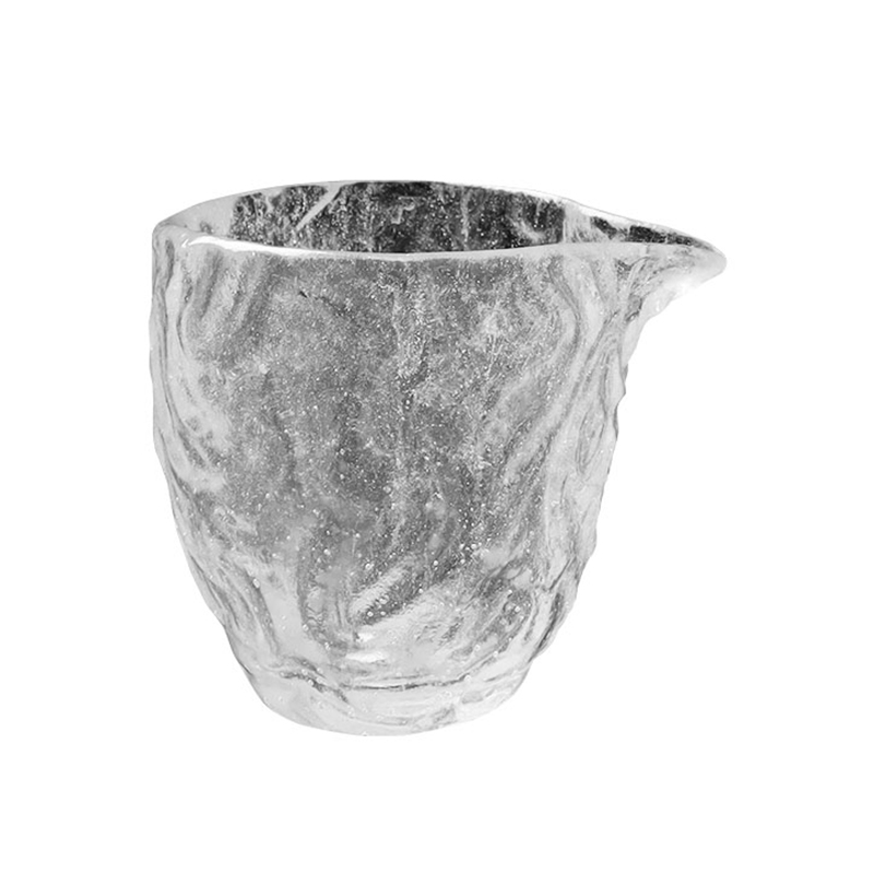 ชุดถ้วยชาแก้วใสลายฟองสำหรับใช้ในการประชุมโฮมออฟฟิศ